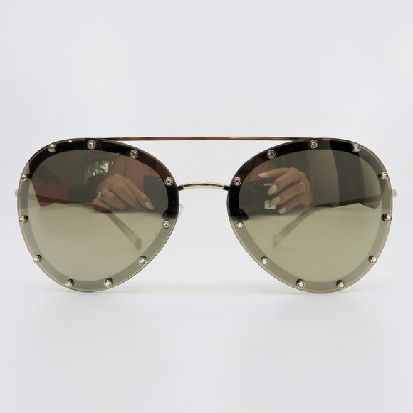 Valentino Gold Aviator Mirror  VA 2013 3003/5A 58m - Picture 3 of 10
